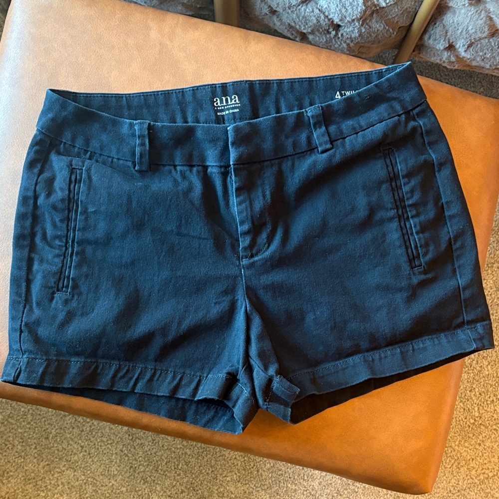 a.n.a Women's High Waist Black Shorts